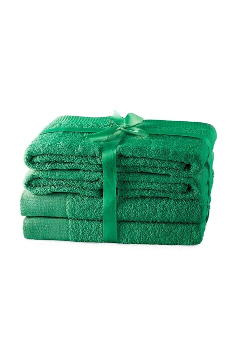 set de prosoape 6-pack culoarea verde