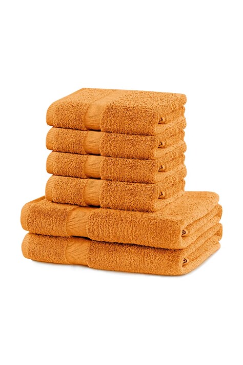 set de prosoape 6-pack culoarea portocaliu