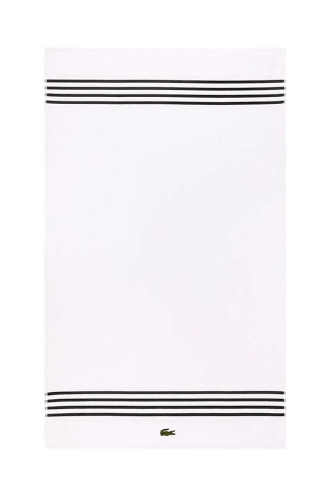 Lacoste prosop din bumbac LCOURTLI Bitume 90 x 150 cm culoarea gri