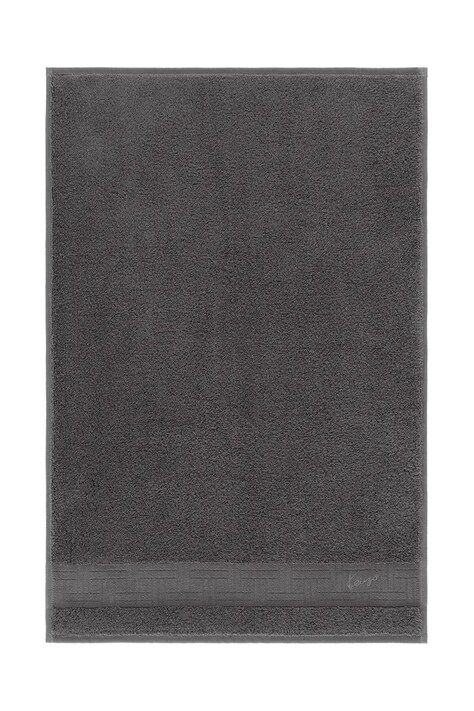 Kenzo prosop din bumbac K Weave Gris 55 x 100 cm culoarea gri