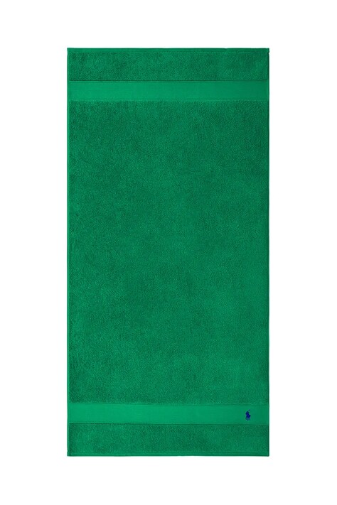 Ralph Lauren prosop din bumbac Polo Player Billiard 70 x 140 cm culoarea verde