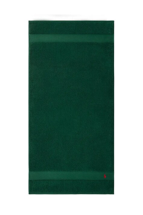 Хлопковое полотенце Ralph Lauren Polo Player College Green 70 x 140 cm цвет зелёный