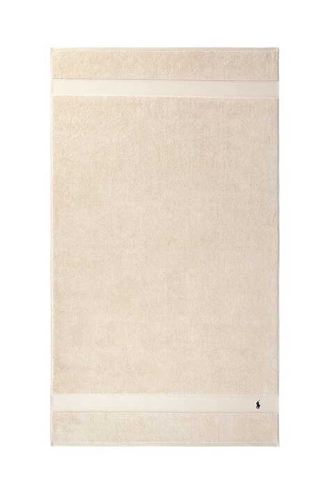 Ralph Lauren prosop din bumbac Polo Player Pale Oak 90 x 160 cm culoarea bej