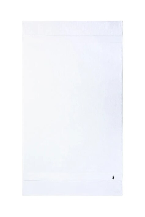 Ralph Lauren prosop din bumbac Polo Player White 90 x 160 cm culoarea alb