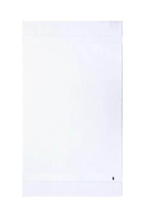 Ralph Lauren asciugamano con aggiunta di lana Polo Player White 90 x 160 cm colore bianco