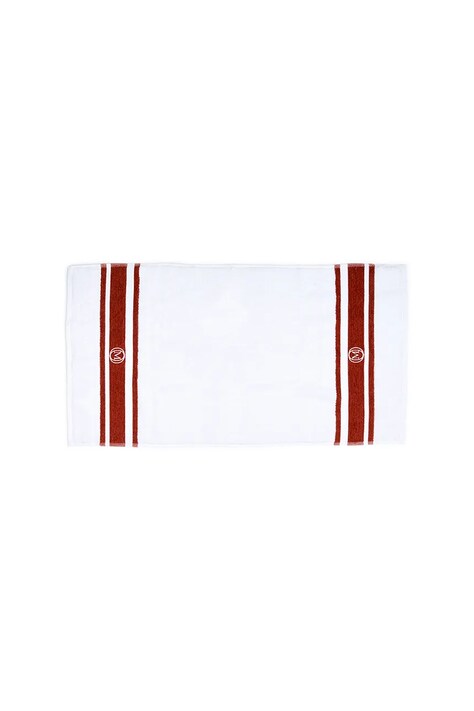 Officine Monogram średni ręcznik bawełniany Monogram Linea 50 x 100 cm kolor brązowy