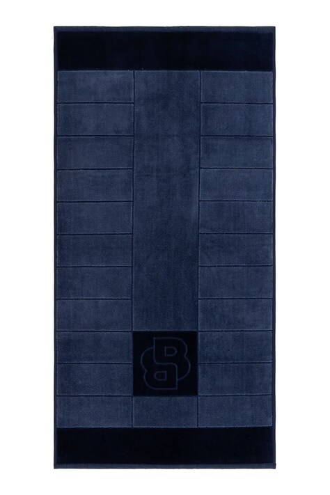BOSS ręcznik bawełniany DOUBLEB Steel 50 x 100 cm kolor niebieski