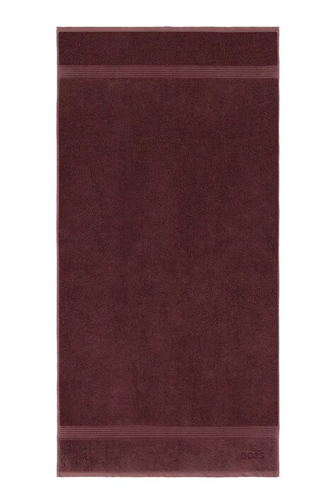 BOSS ręcznik bawełniany LOFT Brownie 70 x 140 cm kolor bordowy