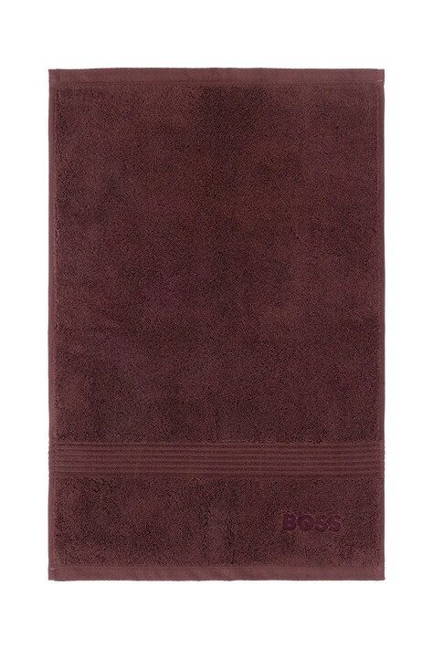 BOSS ręcznik bawełniany LOFT Brownie 40 x 60 cm kolor bordowy