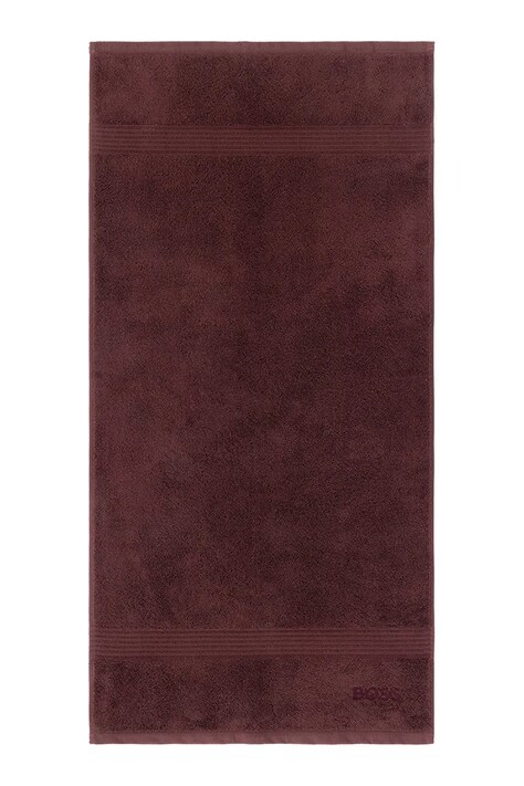 BOSS ręcznik bawełniany LOFT Brownie 50 x 100 cm kolor bordowy
