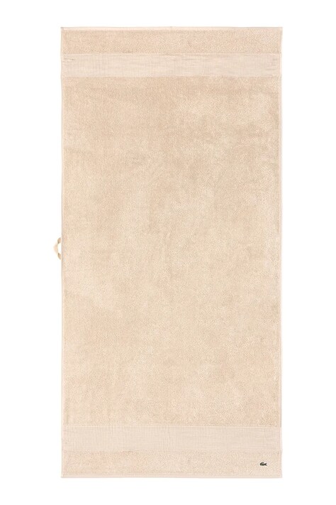 Lacoste ręcznik bawełniany L LECROCO Cappuccino 70 x 140 cm kolor beżowy
