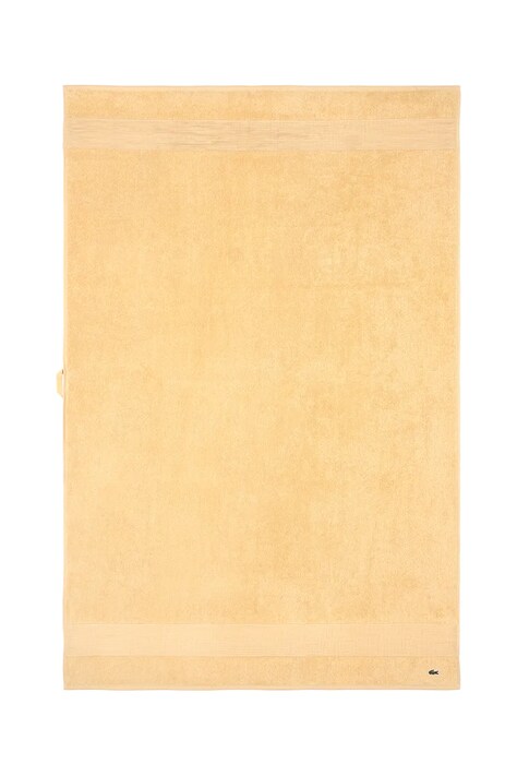 Lacoste ręcznik bawełniany L LECROCO Sesame 100 x 150 cm kolor żółty