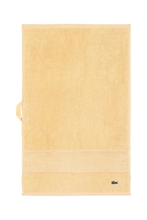 Lacoste ręcznik bawełniany L LECROCO Sesame 40 x 60 cm kolor żółty