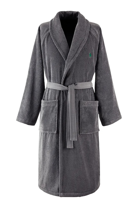 Ralph Lauren accappatoio in cotone POLOPLAY Barclay L colore grigio