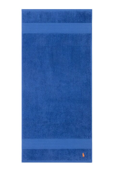 Ralph Lauren mały ręcznik bawełniany POLOPLAY IrisBlu 50 x 100 cm kolor fioletowy