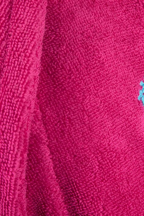 Ralph Lauren szlafrok bawełniany POLOPLAY PinkSky L kolor różowy