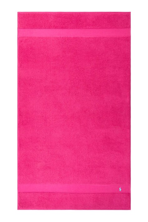 Ralph Lauren ręcznik bawełniany POLOPLAY PinkSky 90 x 160 cm kolor różowy