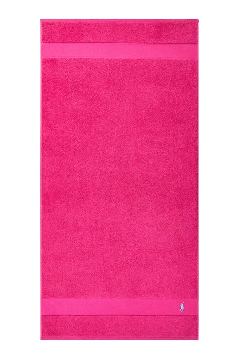 Ralph Lauren ręcznik bawełniany POLOPLAY PinkSky 70 x 140 cm kolor różowy