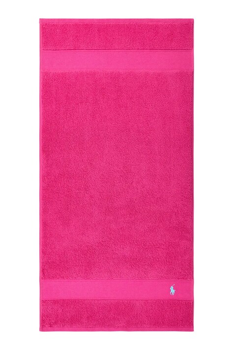 Ralph Lauren ręcznik bawełniany POLOPLAY PinkSky 50 x 100 cm kolor różowy