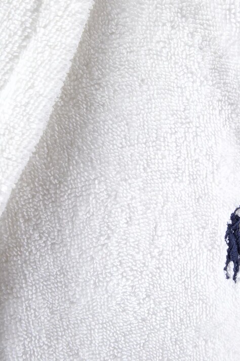 Ralph Lauren szlafrok bawełniany POLOPLAY White M kolor biały