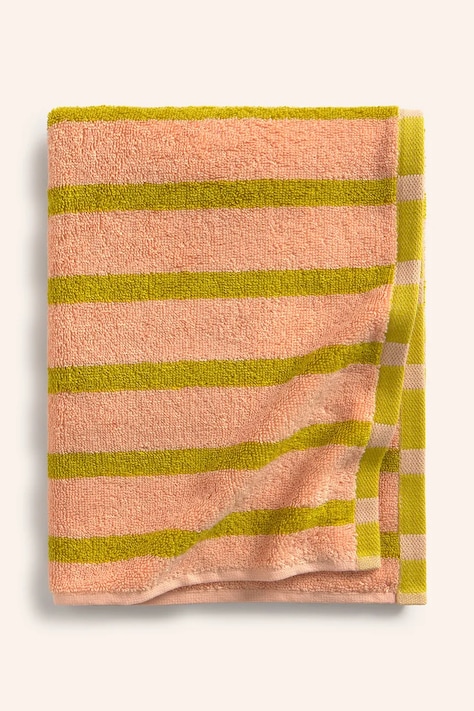 Calma House asciugamano con aggiunta di lana 90 x 150 cm colore rosa