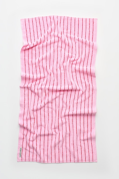Bongusta Duży ręcznik bawełniany Naram 100 x 150 cm kolor różowy