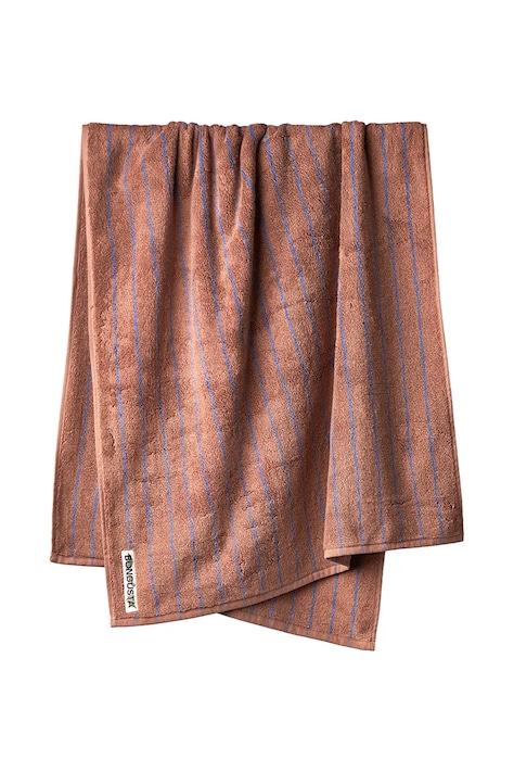 Bongusta średni ręcznik bawełniany Naram 70 x 140 cm kolor brązowy