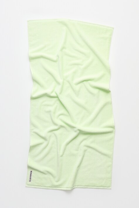 Bongusta Średni ręcznik bawełniany Naram 70 x 140 cm kolor zielony