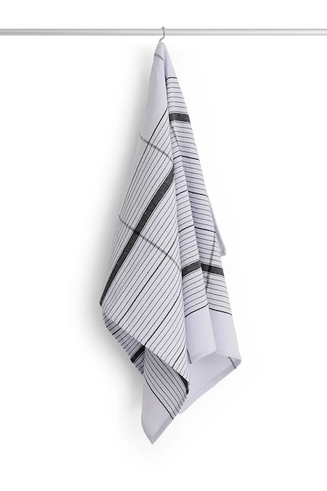 HAY panno da cucina con lino Linear 52 x 80 cm colore violetto