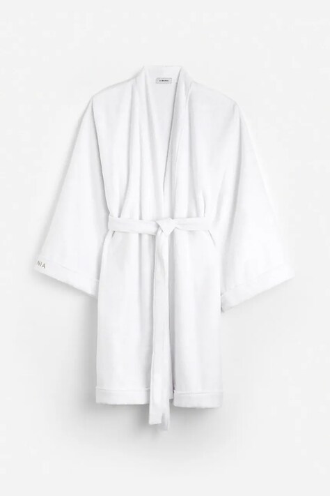 La Mania szlafrok Largo 96 x 54 cm kolor biały