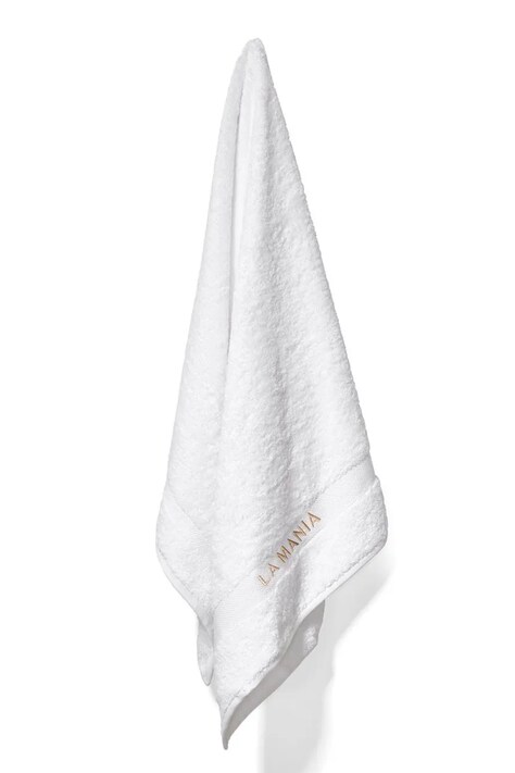 La Mania średni ręcznik bawełniany Premium 70 x 140 cm kolor biały