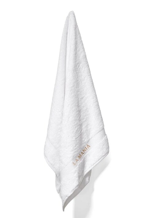 La Mania mały ręcznik bawełniany Premium 50 x 90 cm kolor biały