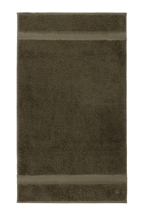 Yves Delorme mały ręcznik z bawełną ETOILE Kaki 45 x 70 cm kolor zielony 1068519