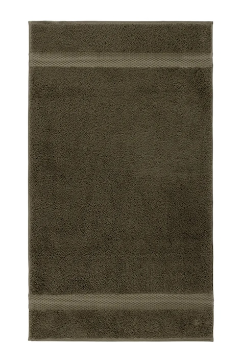 Yves Delorme mały ręcznik z bawełną ETOILE Kaki 45 x 70 cm kolor zielony 1068519