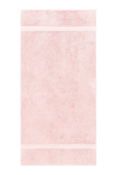 Yves Delorme średni ręcznik z bawełną ETOILE Petale 70 x 140 cm kolor różowy 1068541