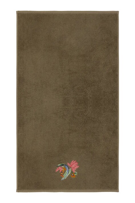 Yves Delorme kis pamut törölköző EZE 55 x 100 cm zöld, 1063062