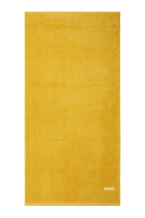 BOSS średni ręcznik bawełniany EDGE Citrus 70 x 140 cm kolor żółty 1063607