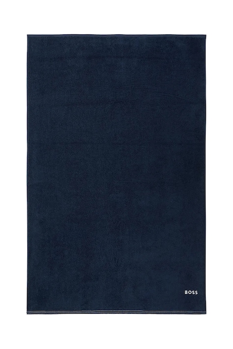 BOSS prosop mare de bumbac EDGE Galaxy 100 x 150 cm culoarea bleumarin, 1063649