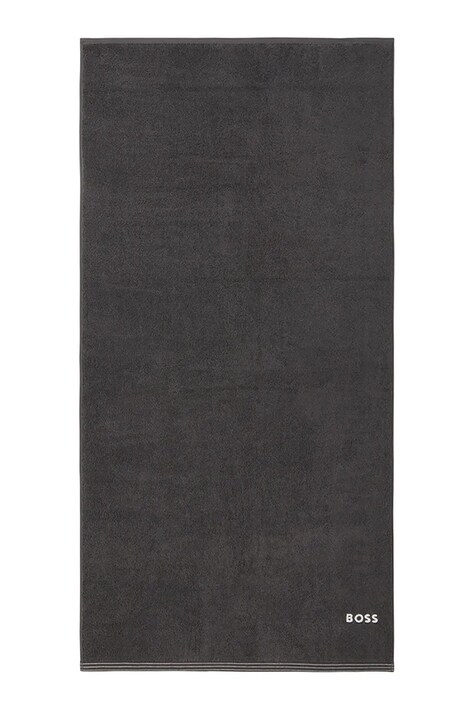 BOSS średni ręcznik bawełniany EDGE Graphite 70 x 140 cm kolor szary 1063570