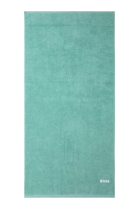 BOSS średni ręcznik bawełniany EDGE Lagoon 70 x 140 cm kolor turkusowy 1063634