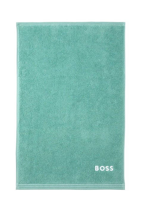 BOSS prosop mic de bumbac EDGE Lagoon 40 x 60 cm culoarea turcoaz, 1063633