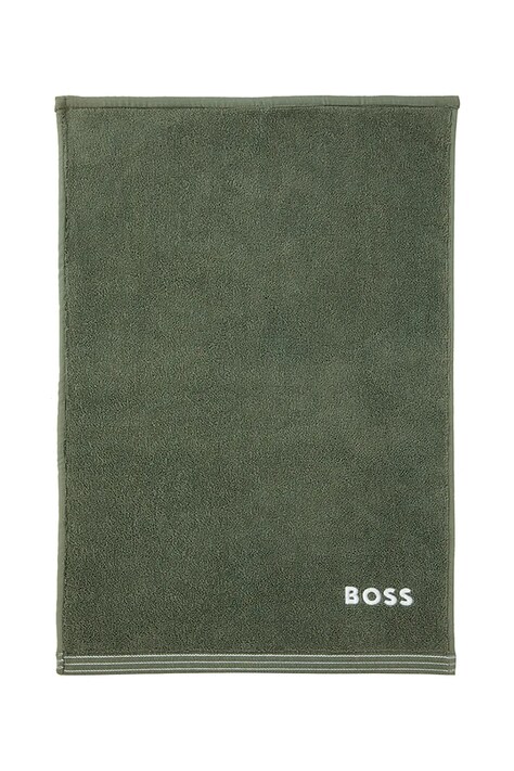 BOSS prosop mic de bumbac EDGE Lichen 40 x 60 cm culoarea verde, 1063530