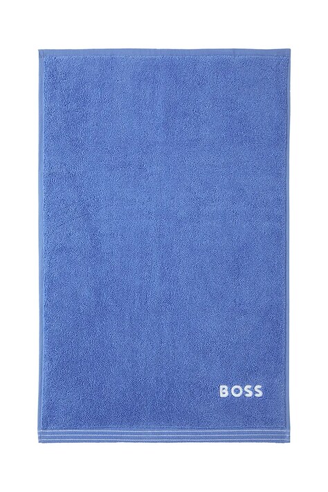 BOSS mały ręcznik bawełniany EDGE Malibu 40 x 60 cm kolor niebieski 1063583