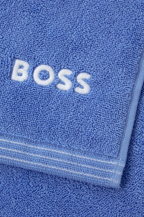 BOSS mały ręcznik bawełniany EDGE Malibu 50 x 100 cm kolor niebieski 1063585