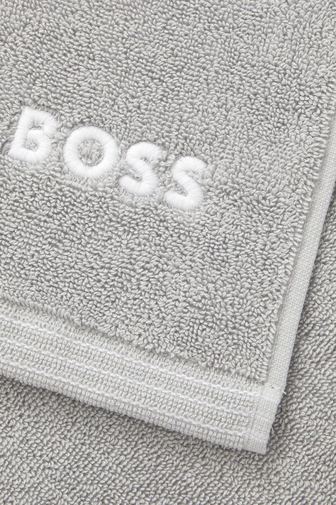 BOSS średni ręcznik bawełniany EDGE Mineral 70 x 140 cm kolor szary 1063600