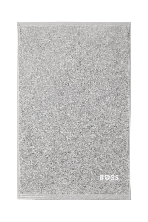 BOSS prosop mic de bumbac EDGE Mineral 40 x 60 cm culoarea gri, 1063590