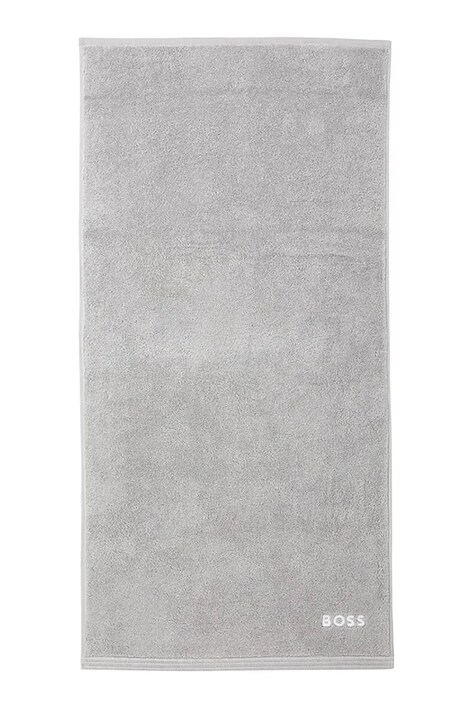 BOSS prosop mic de bumbac EDGE Mineral 50 x 100 cm culoarea gri, 1063601