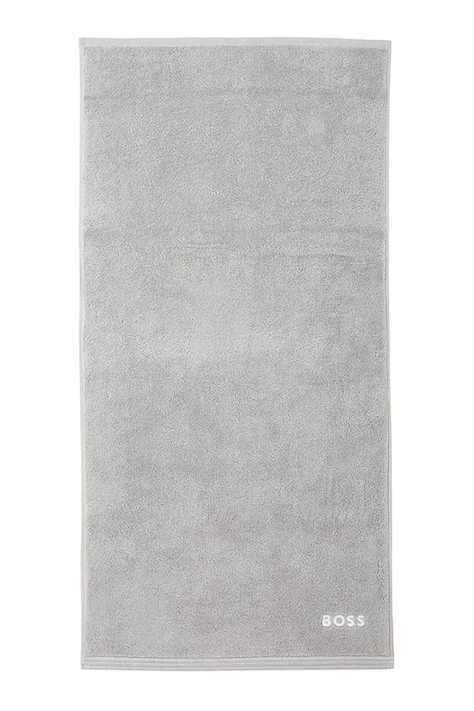 BOSS prosop mic de bumbac EDGE Mineral 50 x 100 cm culoarea gri, 1063601