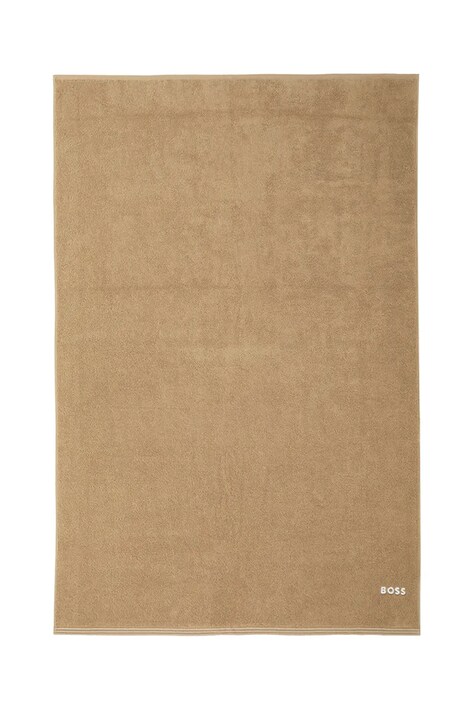 BOSS duży ręcznik bawełniany EDGE Pecan 100 x 150 cm kolor beżowy 1063661