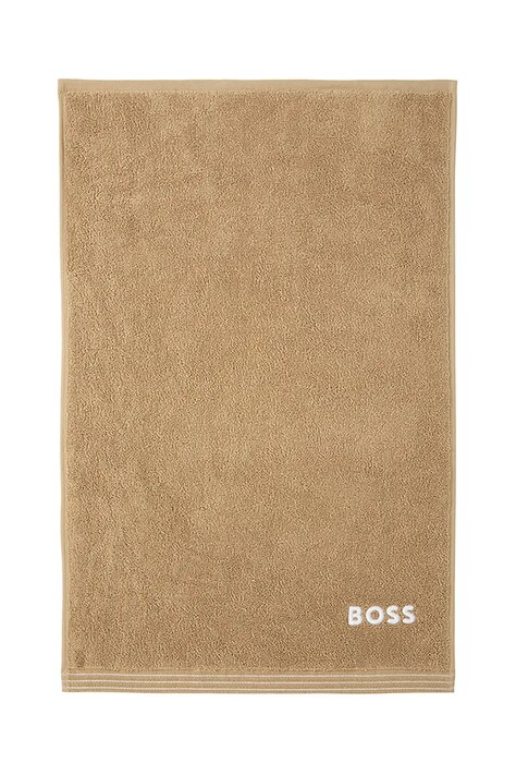 BOSS mały ręcznik bawełniany EDGE Pecan 40 x 60 cm kolor beżowy 1063663